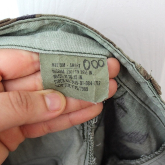 Woodland camouflage trousers military BDU fatigues - Picture 9 of 10